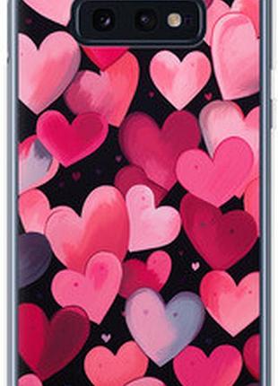 Чехол на samsung galaxy s10e сердечки 4 "5662sp-1646-2448"