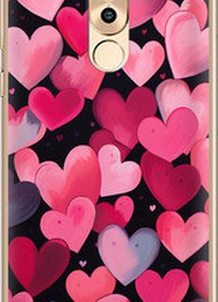 Чехол на huawei honor 6x сердечки 4 "5662t-460-2448"