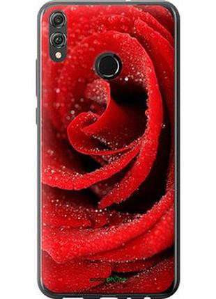Чехол на huawei honor 8x красная роза "529u-1596-2448"