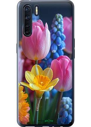 Чохол на oppo a91 весняні квіти "6058t-1884-2448"