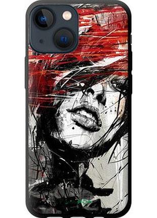 Чехол на iphone 13 mini лицо девушки "1162b-2373-2448"