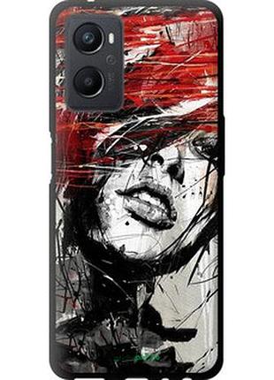 Чохол на oppo a96 обличчя дівчини "1162b-2598-2448"