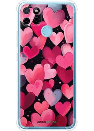 Чехол на realme c25y сердечки 4 "5662sp-2553-2448"
