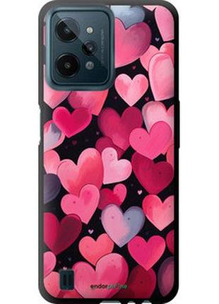 Чехол на realme c31 сердечки 4 "5662b-2593-2448"