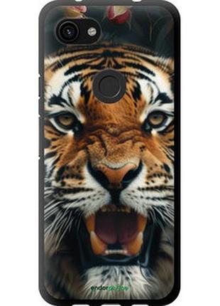 Чехол на google pixel 3a тигровое величие "6080b-1700-2448"
