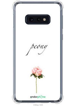Чехол на samsung galaxy s10e пион "4366sp-1646-2448"