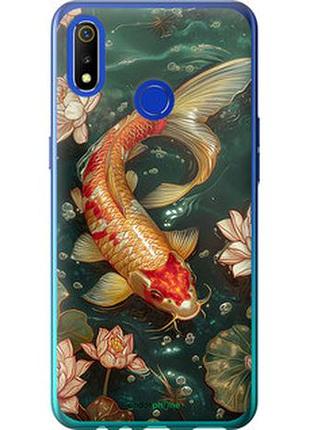 Чохол на realme 3 мелодія лотоса "6106u-1869-2448"