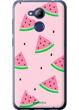 Чехол на huawei honor 6c pro розовый арбуз "4314u-1358-2448"