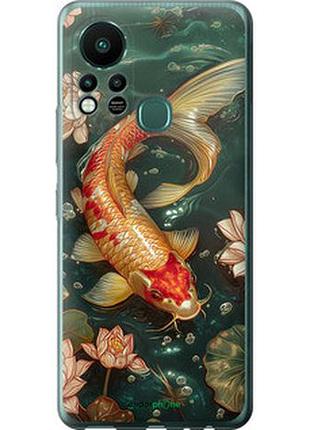 Чехол на infinix hot 11s мелодия лотоса "6106u-2757-2448"