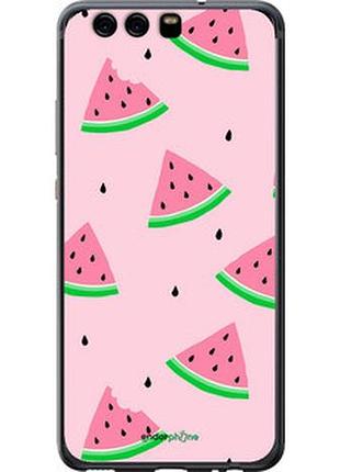 Чехол на huawei p10 розовый арбуз "4314u-780-2448"