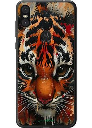 Чехол на motorola one mini tiger "6052t-1589-2448"