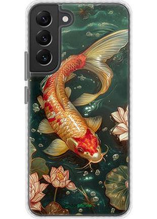 Чехол на samsung galaxy s22 plus мелодия лотоса "6106pc-2495-2448"