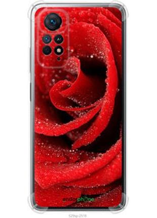 Чехол на xiaomi redmi note 11 красная роза "529sp-2516-2448"