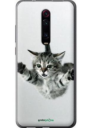 Чехол на xiaomi mi 9t летящий котёнок "2322u-1815-2448"