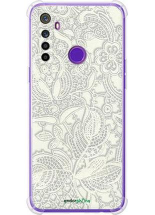 Чехол на realme 6i белое кружево "4383sp-2059-2448"