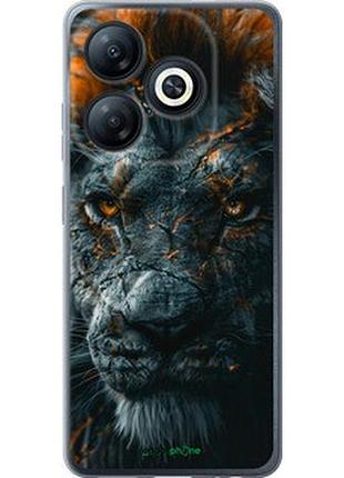 Чохол на tecno spark 20 пламовий лев "6153u-3435-2448"