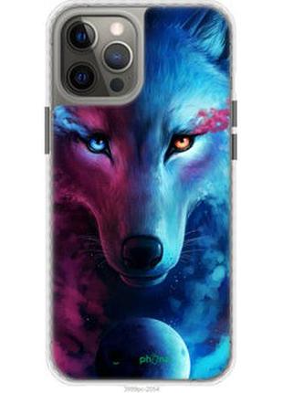 Чехол на iphone 12 pro max арт-волк "3999pc-2054-2448"