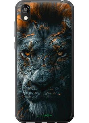 Чехол на huawei honor 8s пламенный лев "6153u-1679-2448"