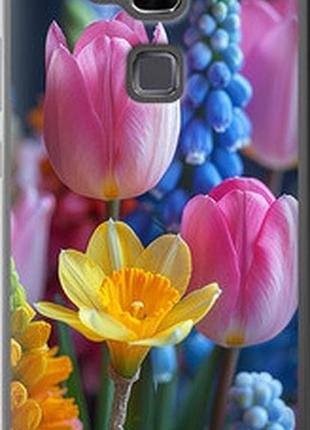 Чохол на huawei ascend mate 7 весняні квіти "6058u-140-2448"