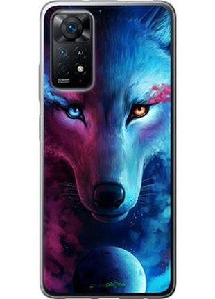 Чехол на xiaomi redmi note 11s 4g арт-волк "3999u-3936-2448"