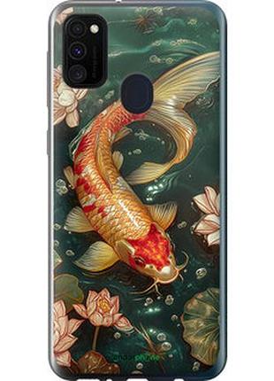 Чехол на samsung galaxy m21 m215f мелодия лотоса "6106u-2016-2448"