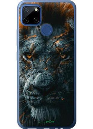 Чехол на realme c12 пламенный лев "6153u-2240-2448"