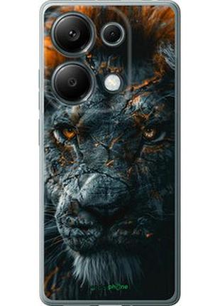 Чехол на xiaomi redmi note 13 pro 4g пламенный лев "6153u-3653-2448"
