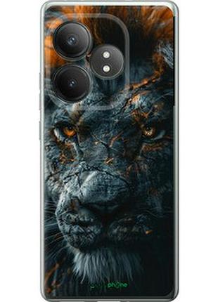 Чехол на realme gt 6t пламенный лев "6153u-3750-2448"