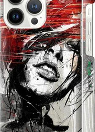 Чехол на iphone 13 pro лицо девушки "1162m-2372-2448"