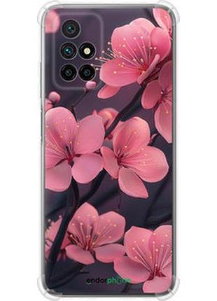 Чохол на xiaomi redmi 10 пурпурова сакура "6075sp-2488-2448"