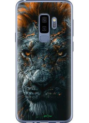 Чехол на samsung galaxy s9 plus пламенный лев "6153u-1365-2448"