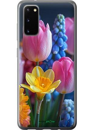 Чехол на samsung galaxy s20 весенние цветы "6058t-1824-2448"