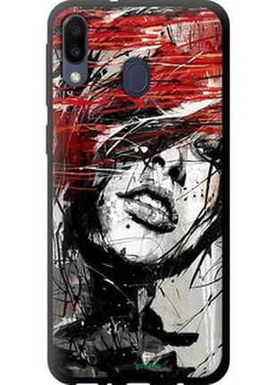 Чехол на samsung galaxy m20 лицо девушки "1162b-1660-2448"