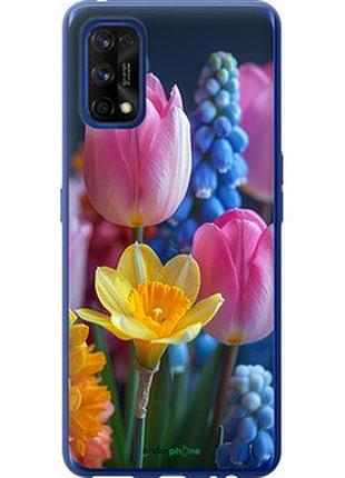 Чехол на realme 7 pro весенние цветы "6058u-2082-2448"