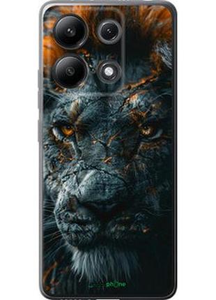 Чехол на xiaomi redmi note 13 4g пламенный лев "6153u-3654-2448"