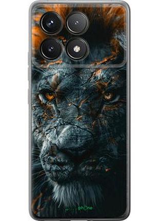 Чехол на xiaomi poco f6 pro пламенный лев "6153u-3755-2448"