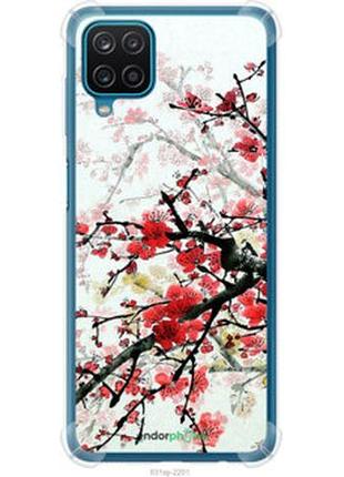 Чехол на samsung galaxy m12 m127f цветущий куст "831sp-2360-2448"