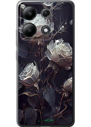 Чехол на xiaomi redmi note 13 4g розы 2 "5550u-3654-2448"