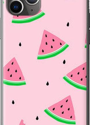 Чехол на iphone 11 pro max розовый арбуз "4314u-1723-2448"