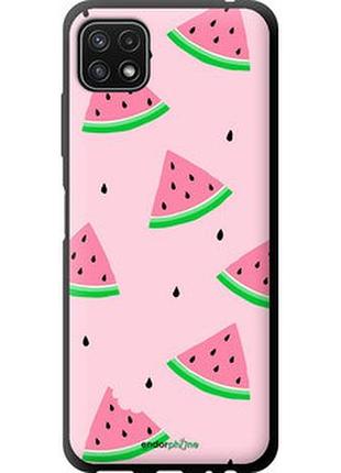 Чохол на samsung galaxy a22 5g a226b рожевий кавун "4314b-2581-2448"