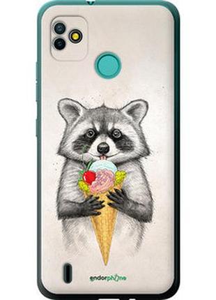 Чехол на tecno pop 5 bd2p енотик с мороженым "4602u-2412-2448"