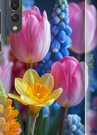 Чехол на huawei p20 pro весенние цветы "6058m-1470-2448"