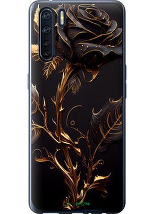 Чехол на oppo a91 роза 3 "5552t-1884-2448"