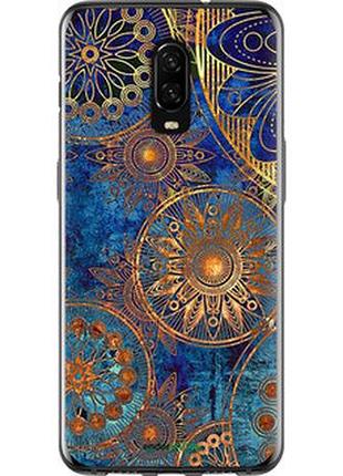 Чехол на oneplus 6t золотой узор "678u-1587-2448"
