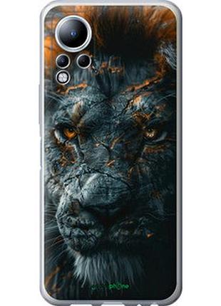 Чехол на infinix note 12 пламенный лев "6153u-2927-2448"