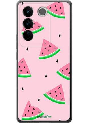 Чехол на vivo s16 pro розовый арбуз "4314u-3123-2448"