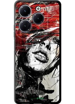 Чохол на infinix hot 40 обличчя дівчини "1162b-3503-2448"