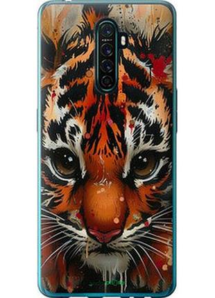 Чехол на oppo reno ace mini tiger "6052u-1964-2448"
