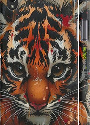 Чехол на sony xperia z1 c6902 mini tiger "6052c-38-2448"
