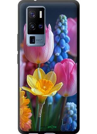 Чохол на vivo x50 pro plus весняні квіти "6058b-2056-2448"